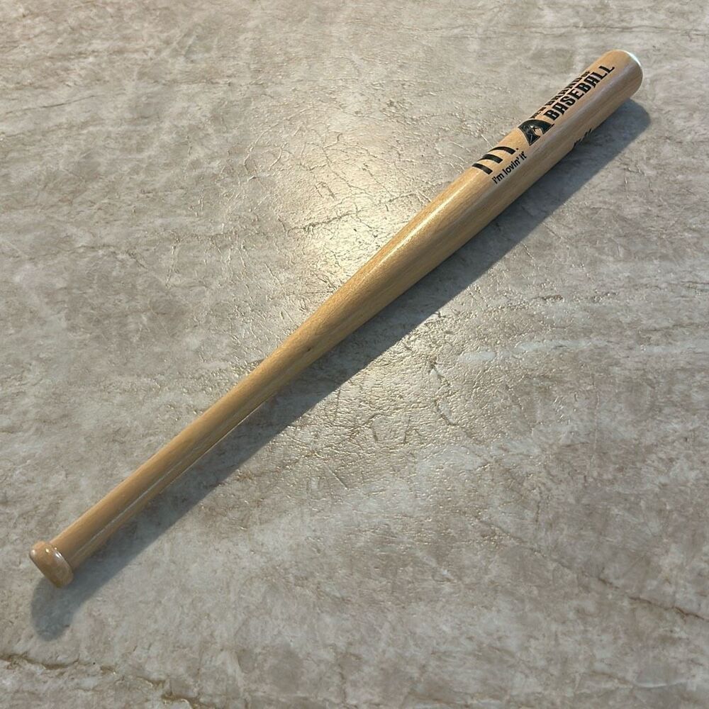 Miniature McDonalds Toby Clark Baseball Bat